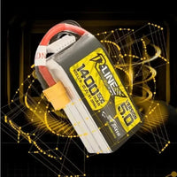 TATTU R-Line Version 5.0 V5 22.2V 850/1050/1300/1200/1400mAh 150C 6S1P LiPo Battery for RC Racing Drone RC Quadcopter XT60 Plug
