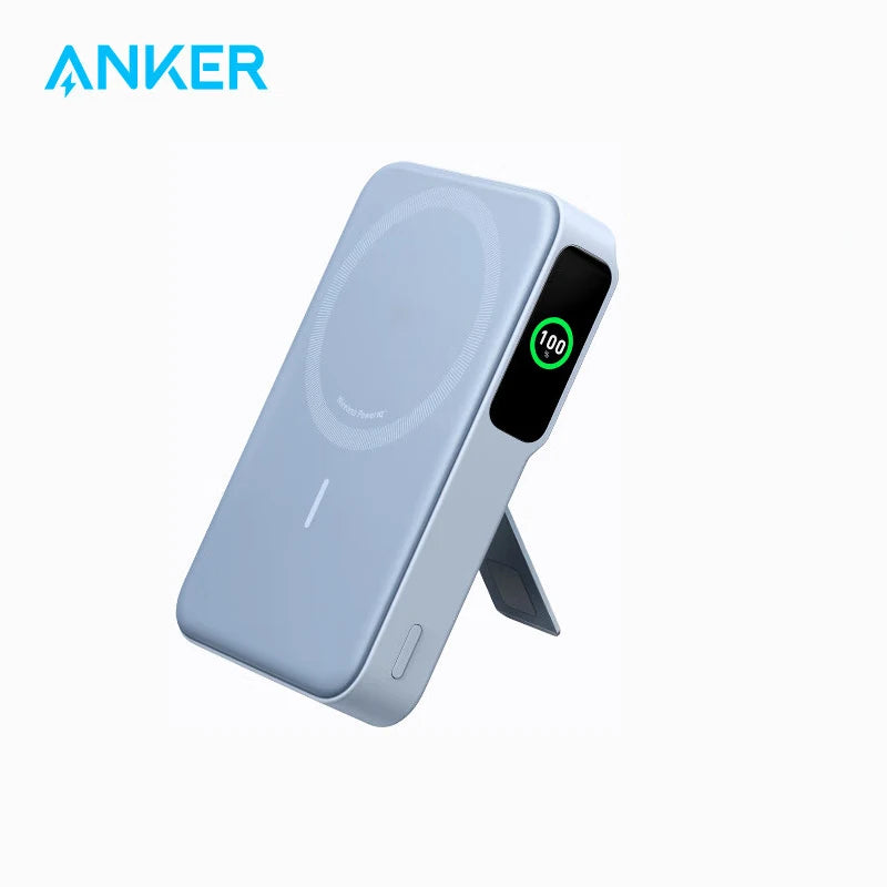 Anker MagGo Power Bank 10000mAh Qi2 Certified 15W Ultra-Fast MagSafe Portable Battery Pack for iPhone 12 13 14 15 Pro Max