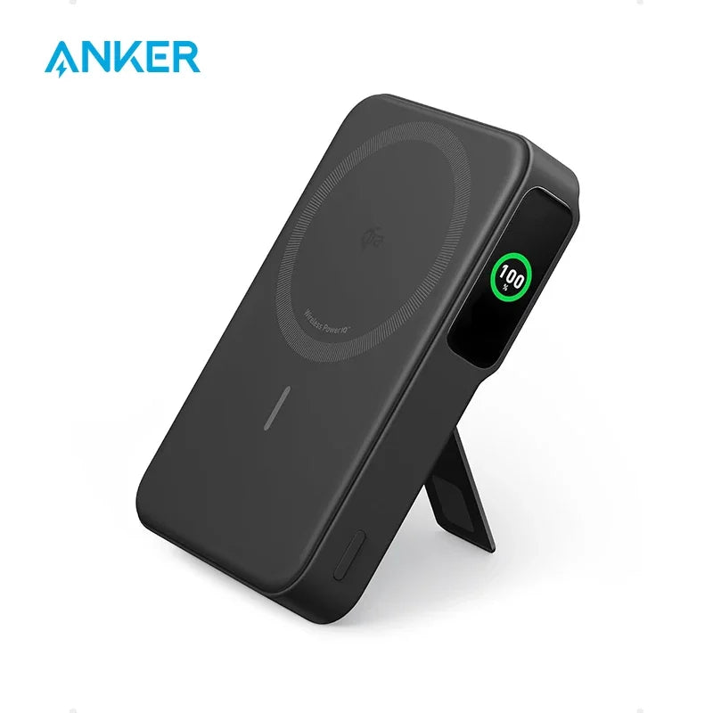 Anker MagGo Power Bank 10000mAh Qi2 Certified 15W Ultra-Fast MagSafe Portable Battery Pack for iPhone 12 13 14 15 Pro Max