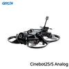 GEPRC Cinebot25 S Analog FPV Drone 2.5inch /G4 45A AIO FC 1404 4300KV Motor RCintegrated 5.8G 1W VTX Racing Freestyle Quadcopter