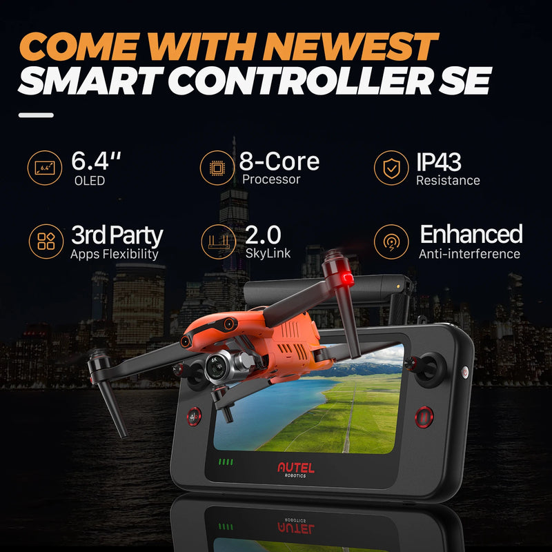 Autel Robotics EVO II Pro V3 6K Camera Drone 12-bit A-Log with 6.4" Smart Controller SE New Arrivals