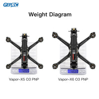 GEPRC Vapor-X5 X6 HD O3 FPV 2407E 1750KV 60A 4IN1 ESC F722 V2 FC High-performance Freestyle Grace RC Quadcopter Freestyle Drone