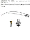 ALIENTECH QMA adapter connector cable feeder for DJI RC PRO ALIENTECH PRO Cables Mavic/Spark/Phantom/Inspire/Matrice/Agras Link