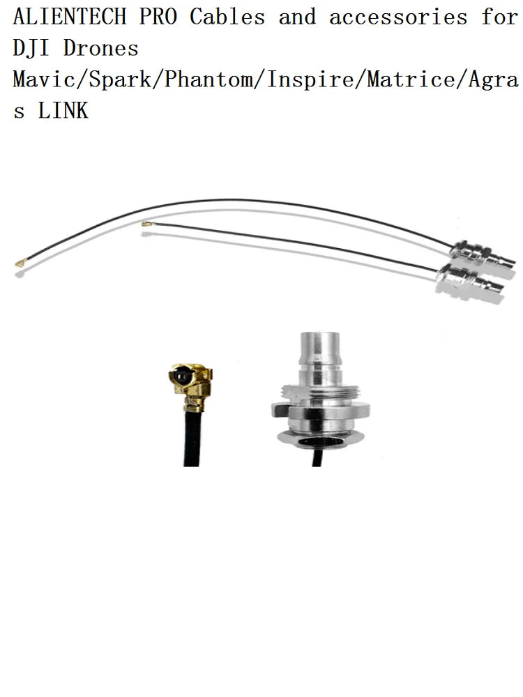 ALIENTECH QMA adapter connector cable feeder for DJI RC PRO ALIENTECH PRO Cables Mavic/Spark/Phantom/Inspire/Matrice/Agras Link