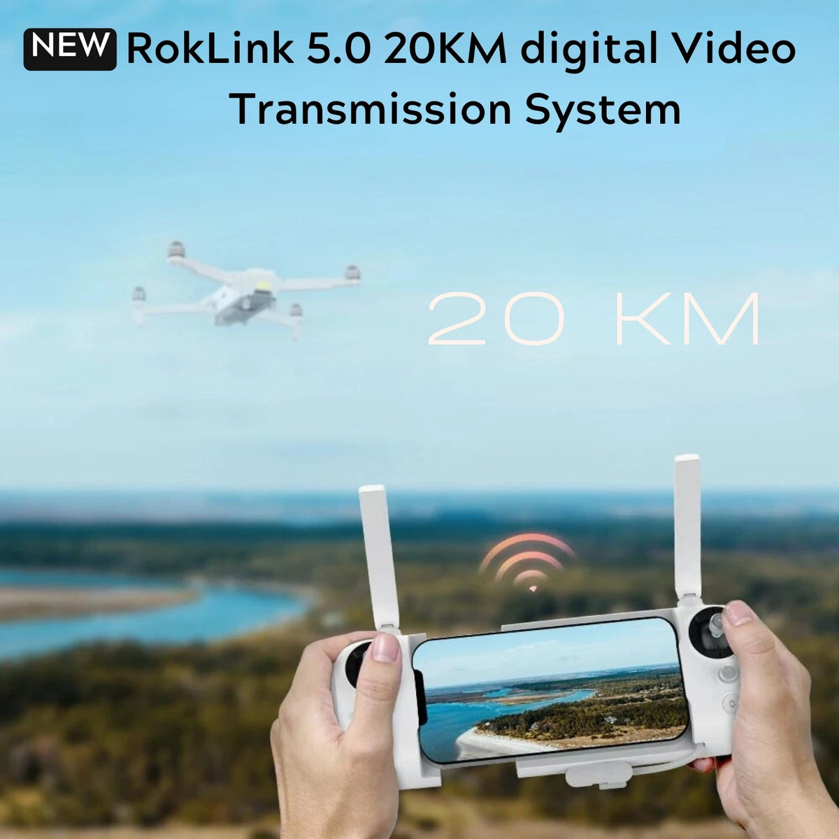 FIMI X8 TELE MAX New Drone 4K 60fps 3-Axis Gimbal Camera Drone Professional GPS 20KM RC Quadcopter spot goods