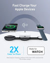 Anker UFO 3 in 1 Wireless Charger MagSafe MagGo Charger Station Qi2 15W Foldable Charge Pad for iPhone 15 16 Pro Watch Airpods